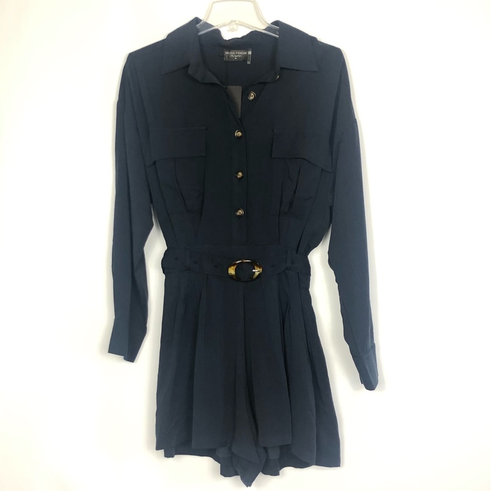 Dress Forum Utility Botton Front Romper
